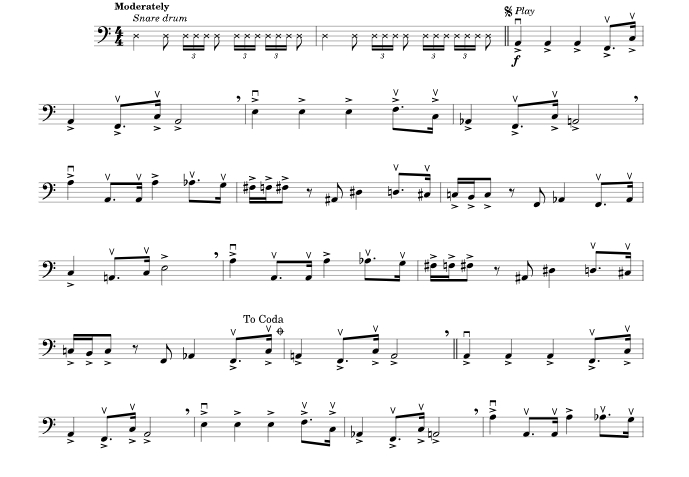 帝国进行曲 约翰版 大提琴独奏 有试听