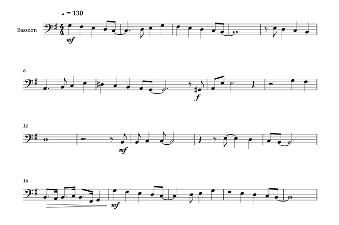 带我飞向月球 海森堡版 巴松管独奏 有试听