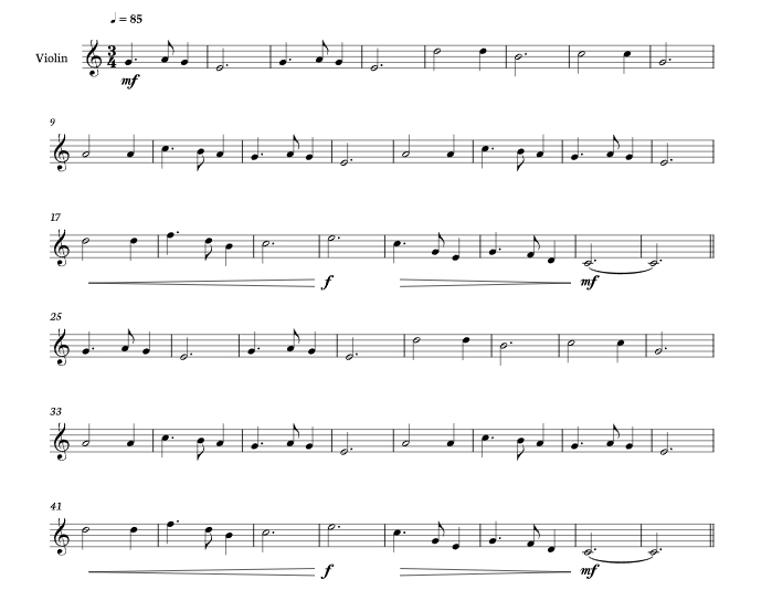 平安夜 Silent Night 海森堡版 小提琴独奏 有试听