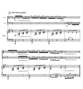 幽默曲 德沃夏克 小提琴大提琴钢琴 总分谱 有试听-云音圈