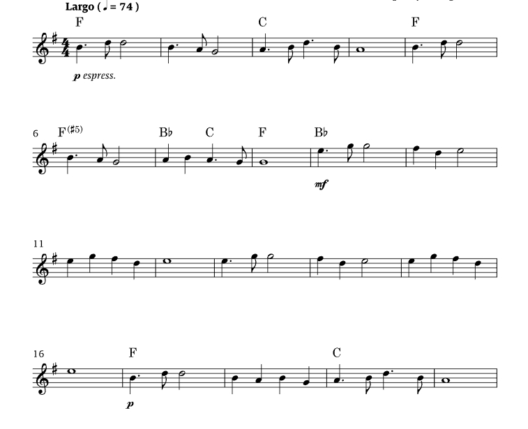 广板（第九交响曲 “自新大陆” 第二乐章）罗德里戈版 小号独奏 有试听