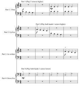 快乐的老圣尼古拉斯 单钢琴八手联弹 有试听-云音圈