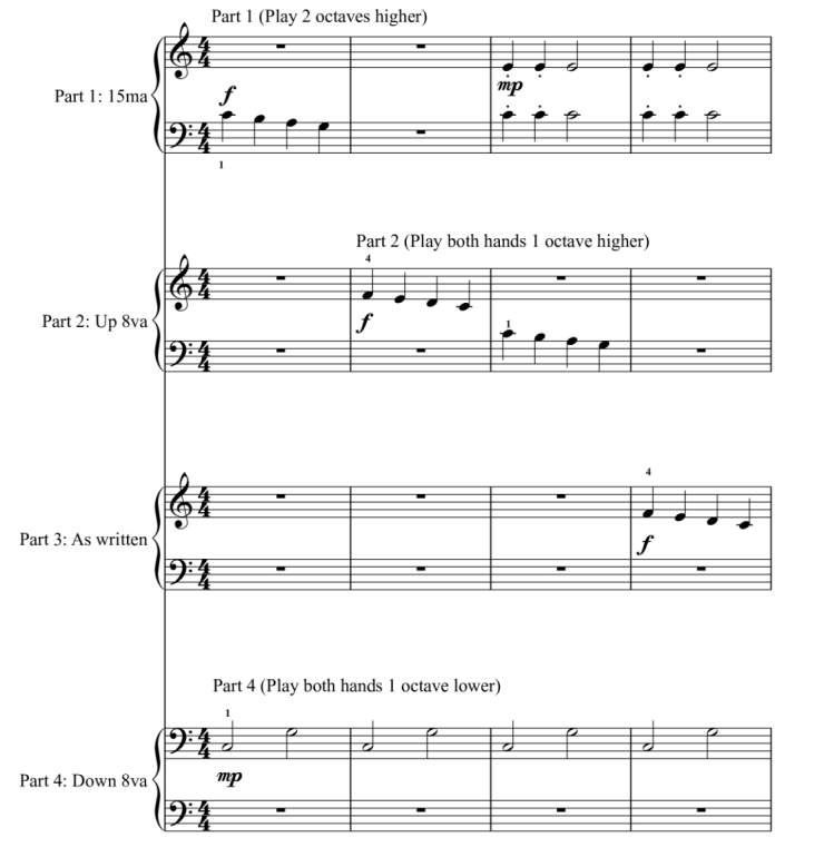 快乐的老圣尼古拉斯 单钢琴八手联弹 有试听