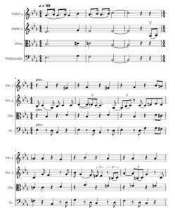 情人  弦乐四重奏 总谱+分谱 有试听-云音圈