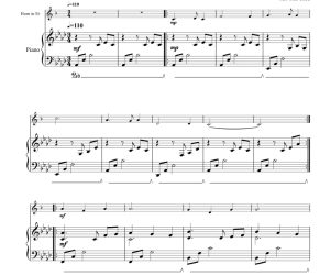 斯凯岛船歌 蒂姆版 圆号钢琴 总分谱 有试听-云音圈