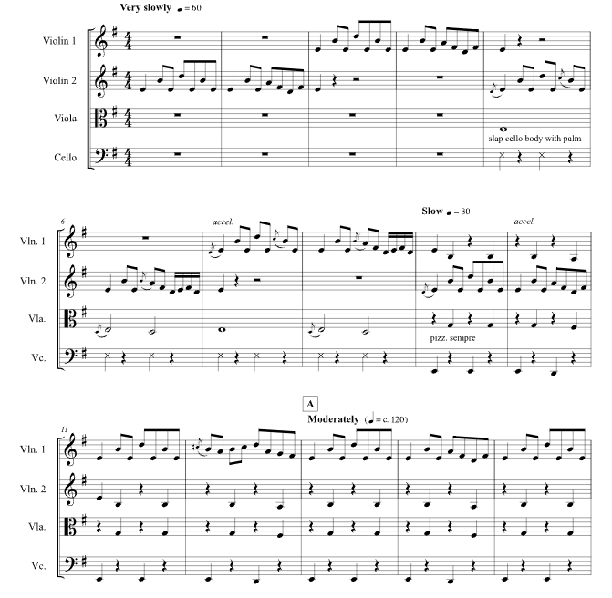 昏昏欲睡的玛吉 弦乐四重奏 总谱+分谱 有试听