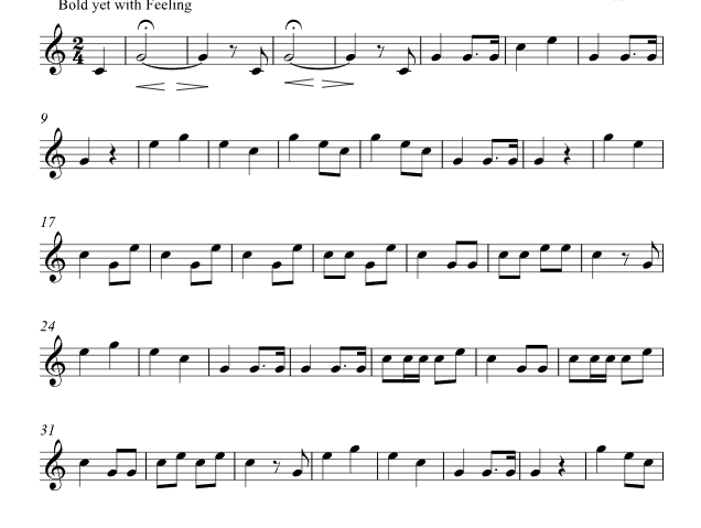 最后的岗位（军号传令曲）吉姆版 小号独奏 有试听