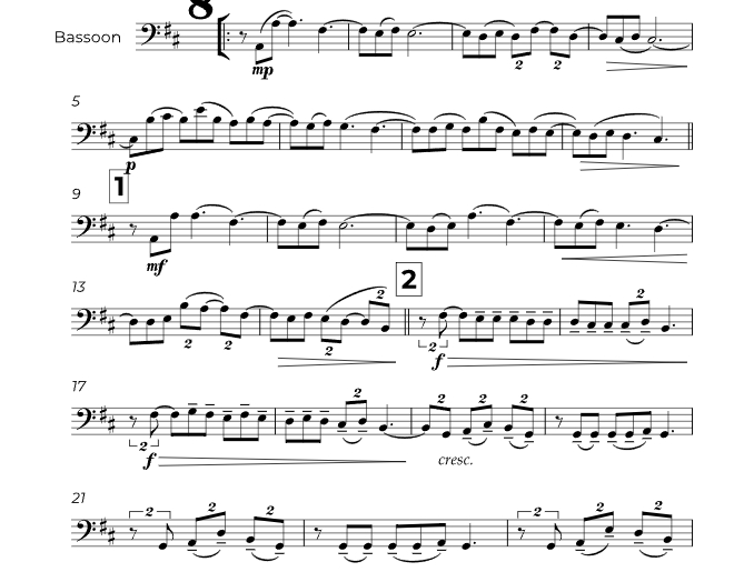 月光 保罗版 巴松管独奏 有试听