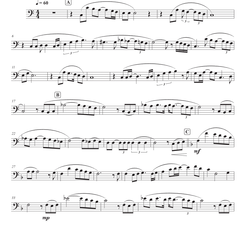 栗子在明火上烤 圣诞颂歌 克拉克版 长号独奏 有试听