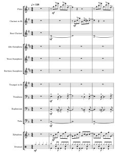 梦的尽头 菲尼亚斯版 管乐 总谱+分谱 有试听-云音圈