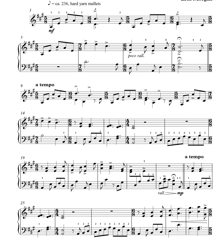 欢悦 艾琳版 马林巴独奏 有试听