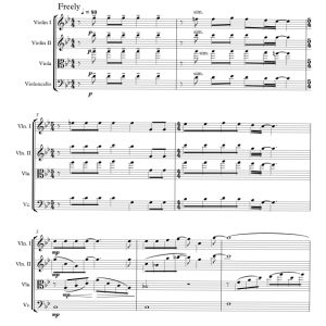 波西米亚狂想曲 安德鲁版 弦乐四重奏 总谱+分谱 有试听-云音圈