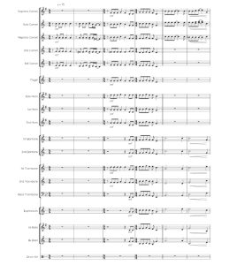 标价非售价 波西米亚狂想曲 约翰版 铜管乐队 总谱+分谱 有试听-云音圈