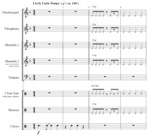 海底之下 布莱恩版 打击乐重奏 总谱+分谱 有试听-云音圈