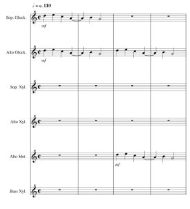 演艺人 The Entertainer 约翰逊版 打击乐重奏 总谱+分谱 有试听-云音圈