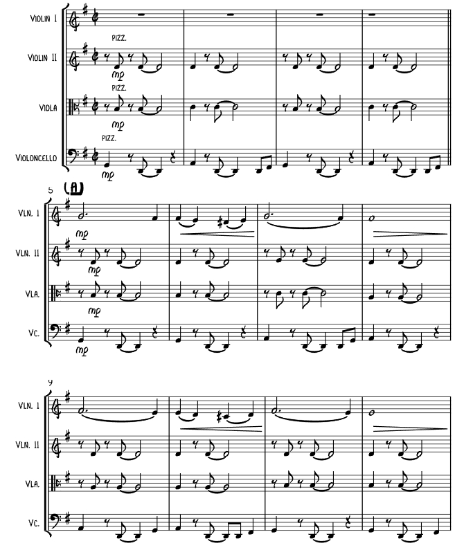 爱 L-O-V-E 艾莉森版 弦乐四重奏 总谱+分谱 有试听