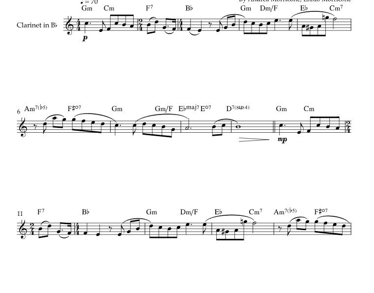 标价非售价 爱情主旋律 卡伦版 单簧管独奏 有试听