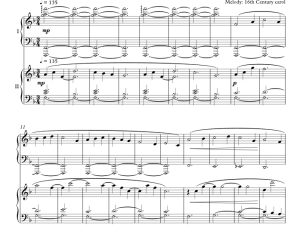 牧人赞歌变奏曲  双钢琴四手联弹 有试听-云音圈