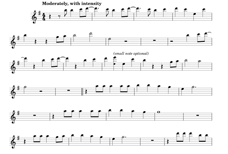 标价非售价 百万梦想 选自〈马戏之王〉 长笛独奏 有试听