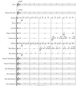 祖鲁勇士  打击乐合奏 总谱+分谱 有试听-云音圈