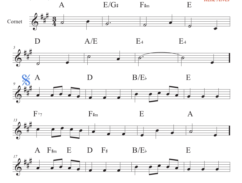 祝你圣诞快乐 短号独奏 有试听