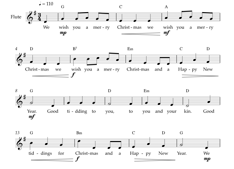 标价非售价 祝你圣诞快乐 海森堡版 长笛独奏 有试听