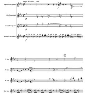 标价非售价 神秘博士 主题曲 蒂姆版 SATB萨克斯四重奏 总谱+分谱 有试听-云音圈