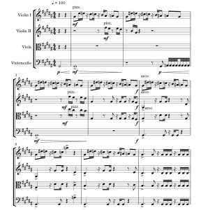 第143号案件 阿曼达版 弦乐四重奏 总谱+分谱 有试听-云音圈