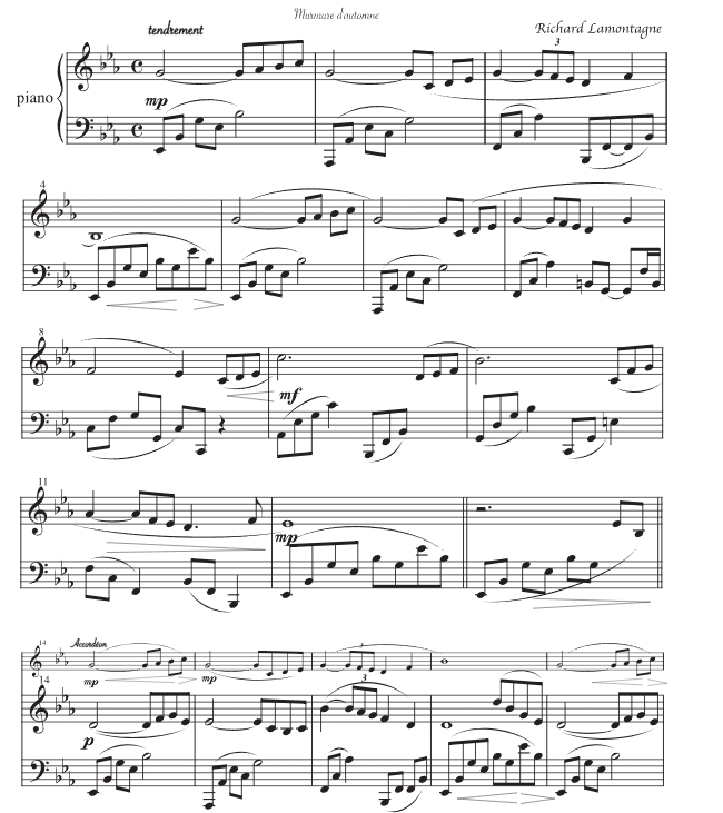 纯粹 手风琴钢琴合奏 总分谱 有试听