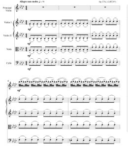 维瓦尔第 四季--冬 詹姆斯版  弦乐四重奏 总谱+分谱 有试听-云音圈