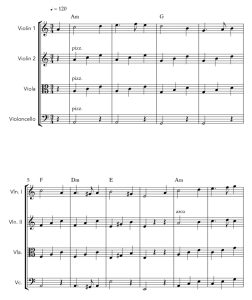 绿袖子 中村版 弦乐四重奏 总谱+分谱 有试听-云音圈