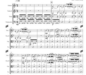 胡桃夹子组曲 阿拉伯舞曲 阿贝林版  弦乐四重奏 总谱+分谱 有试听-云音圈