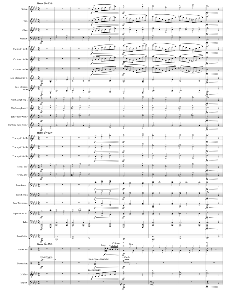 胡言乱语 霍兰德版 管弦乐总谱+分谱 有试听