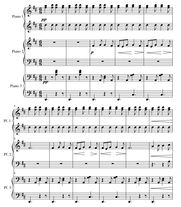 船歌《霍夫曼的故事》 六手联弹 有试听