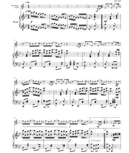 艺人 The Entertainer 蒂姆 长号钢琴 总分谱 有试听-云音圈