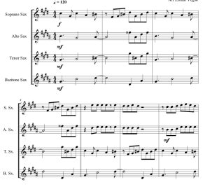 标价非售价 荆棘之心 佐尔坦版 SATB萨克斯四重奏 总谱+分谱 有试听-云音圈