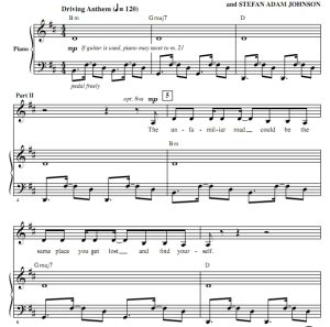 商品为SA 二声部合唱线谱 荒野机器人 Kiss The Sky 爱默生版 童声女声合唱谱 有试听-云音圈