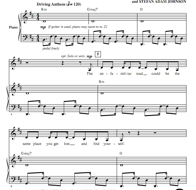 商品为SATB 四声部合唱线谱 荒野机器人 Kiss The Sky 爱默生版 混声合唱谱 有试听