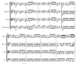 莫扎特的一首小夜曲 法比奥版 弦乐四重奏 总谱+分谱 有试听-云音圈