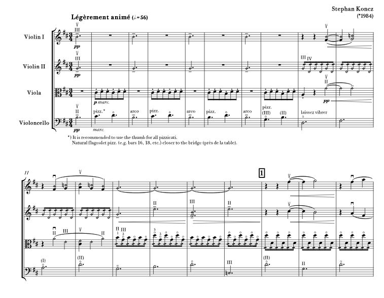 萨蒂第一舞曲改编版 弦乐四重奏 总谱+分谱 有试听