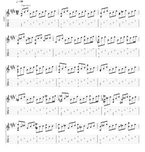 标价非售价 贝多芬 月光奏鸣曲 第一乐章 拉斯万版 吉他独奏 有试听-云音圈