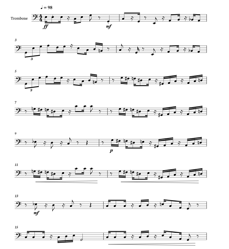 超级马里奥兄弟作品 海森堡版 长号独奏  有试听