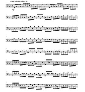 踏板练习曲  BWV 598 大号独奏 有试听-云音圈