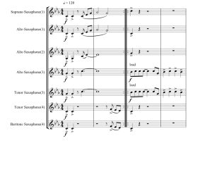 这是我的人生 路易莎版 SATB 萨克斯四重奏 总谱+分谱 有试听-云音圈