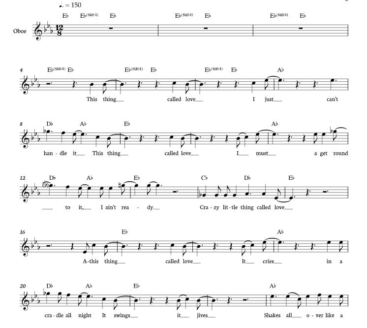 标价非售价 那桩名为爱的疯狂小事 海森堡版 双簧管独奏 有试听