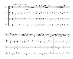 酒神之舞 马拉尼版  弦乐四重奏 总谱+分谱 有试听-云音圈