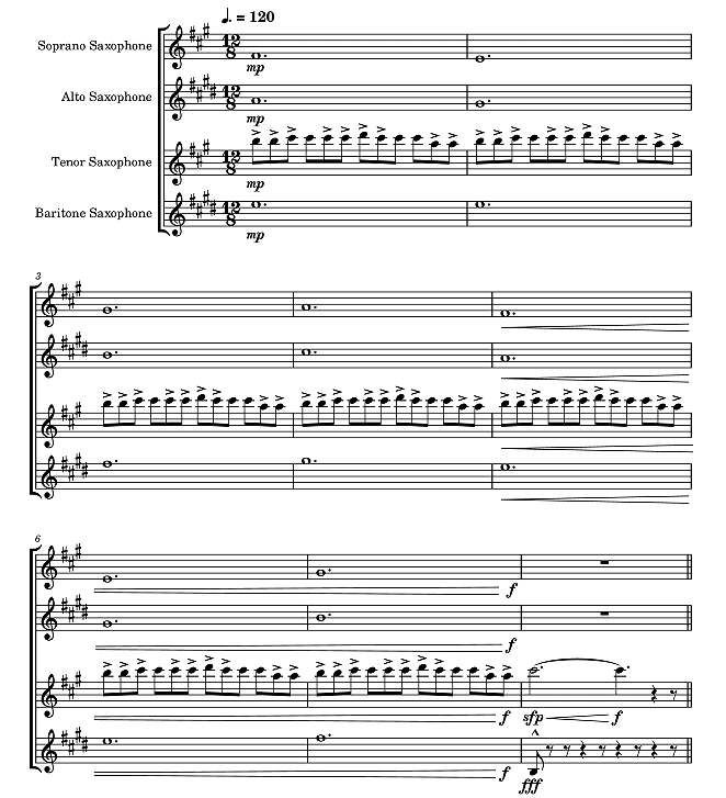 标价非售价 金色年华 Golden 杰夫版 SATB萨克斯四重奏 总谱+分谱 有试听