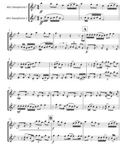 难以抗拒 布莱恩版 萨克斯二重奏 总分谱 有试听-云音圈