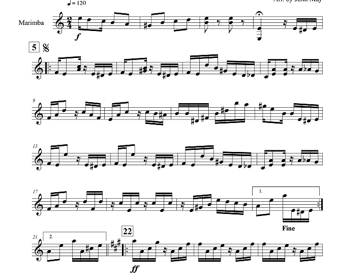 雀鸟嬉谷 约翰・梅 马林巴独奏  有试听