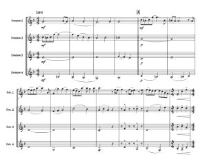 标价非售价 一生挚爱 蒂姆版 铜管四重奏 总谱+分谱 有试听-云音圈